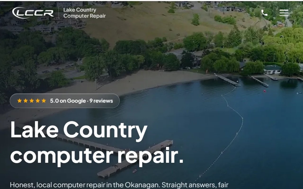 Lake Country Computer Repair Tech & Repair project, hand-built by Elliot Digital